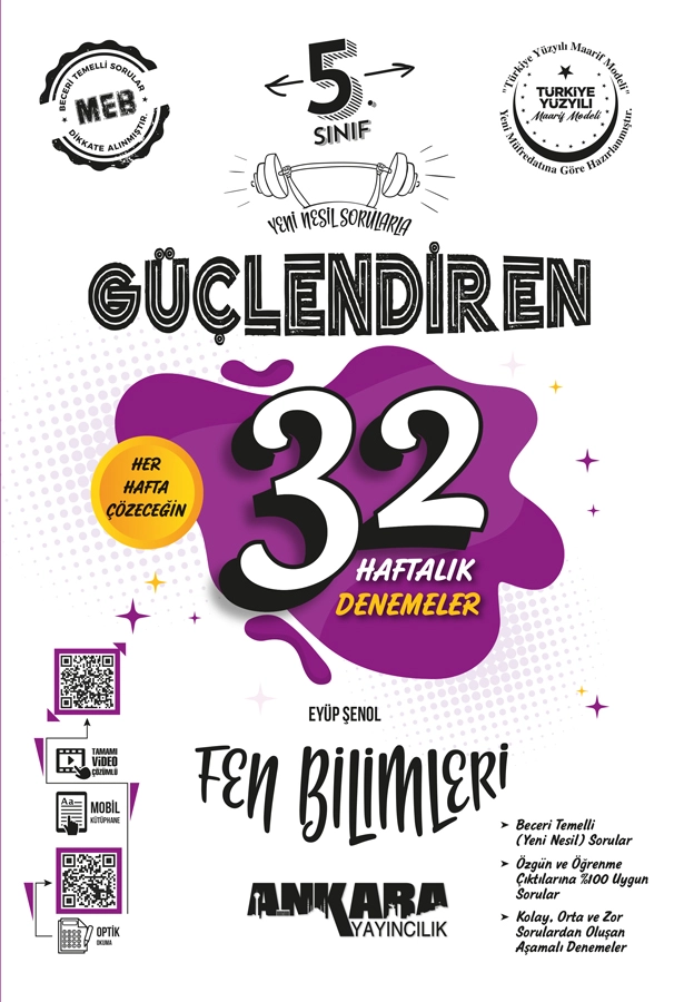 5.%20Sınıf%20Güçlendiren%2032%20Haftalık%20Fen%20Bilimleri%20Kazanım%20Denemeleri%20Ankara%20Yayıncılık