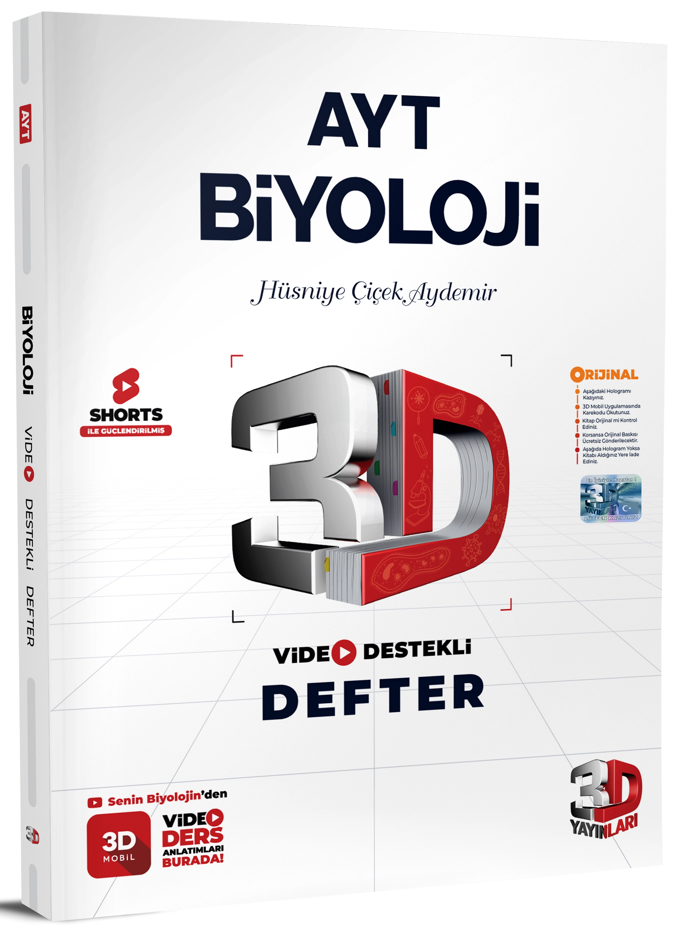 AYT%203D%20Biyoloji%20Video%20Destekli%20Defter