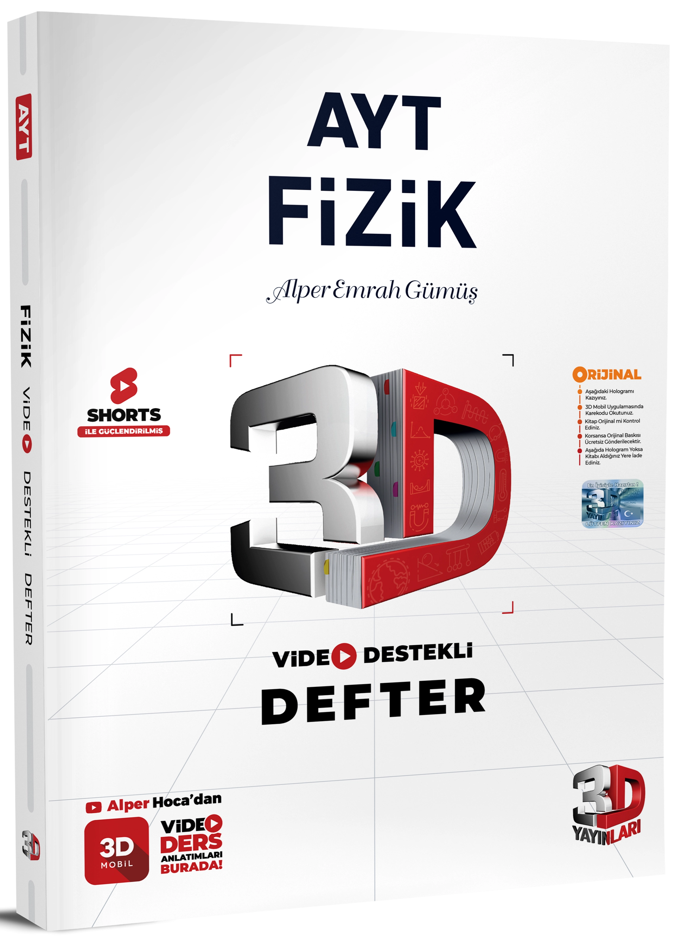 AYT%203D%20Fizik%20Video%20Destekli%20Defter
