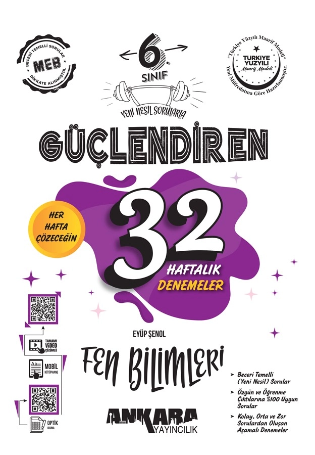 6.%20Sınıf%20Güçlendiren%2032%20Haftalık%20Fen%20Bilimleri%20Kazanım%20Denemeleri%20Ankara%20Yayıncılık