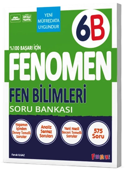 6.%20Sınıf%20Fen%20Bilimleri%20B%20Soru%20Bankası%20Fenomen%20Okul%20Yayınları