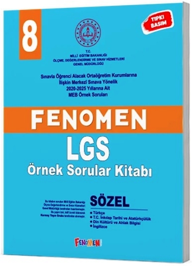Fenomen%20Kitap%208.%20Sınıf%20MEB%20Sözel%20Örnek%20Sorular