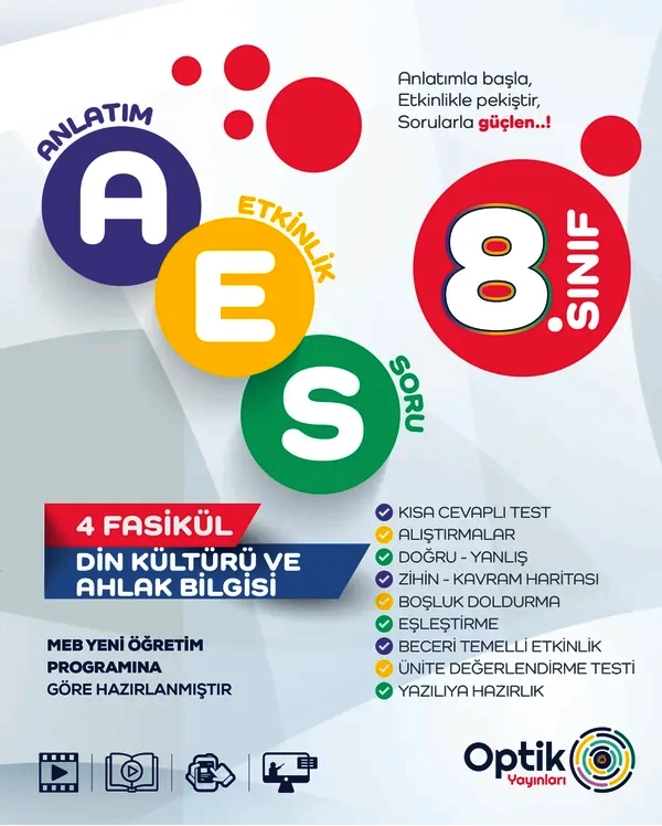 8.%20Sınıf%20Din%20Kültürü%20ve%20Ahlak%20Bilgisi%20AES%20Optik%20Yayınları