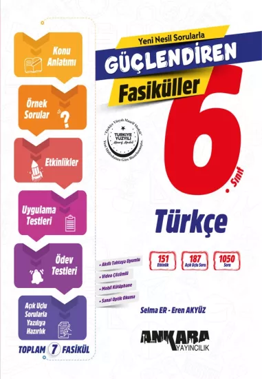 6. Sınıf Güçlendiren Türkçe Fasiküller Ankara Yayıncılık
