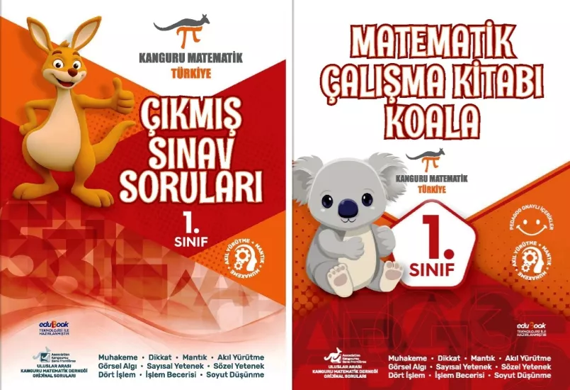 Kanguru Matematik 1.Sınıf 10 Yıllık Arşiv Sorular ve Çalışma Kitabı