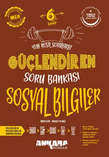 6. Sınıf Sosyal Bilgiler Güçlendiren Soru Bankası Ankara Yayıncılık
