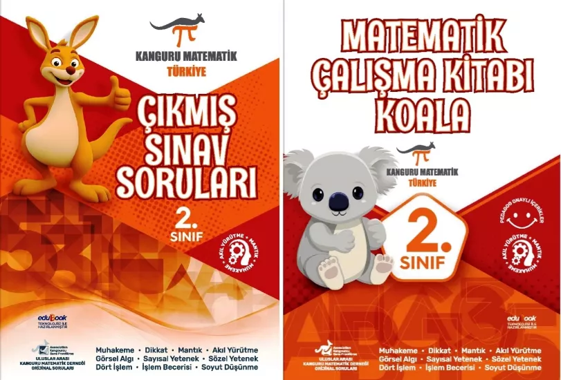 Kanguru Matematik 2.Sınıf 10 Yıllık Arşiv Sorular ve Çalışma Kitabı