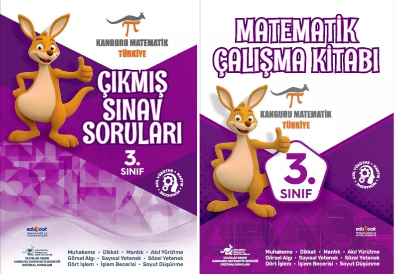 Kanguru Matematik 3.Sınıf 10 Yıllık Arşiv Sorular ve Çalışma Kitabı