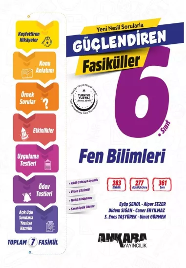 6. Sınıf Güçlendiren Fen Bilimleri Fasiküller Ankara Yayıncılık
