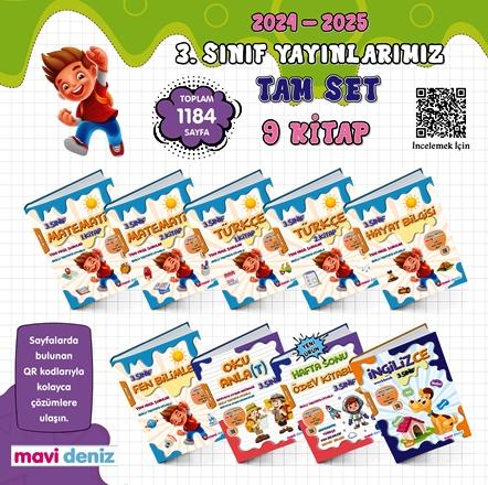 3. Sınıf Tam Set Mavi Deniz Yayıncılık