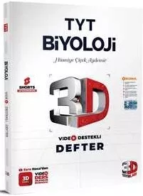 TYT 3D Biyoloji Video Destekli Defter