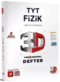 TYT 3D Fizik Video Destekli Defter