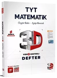 TYT 3D Matematik Video Destekli Defter