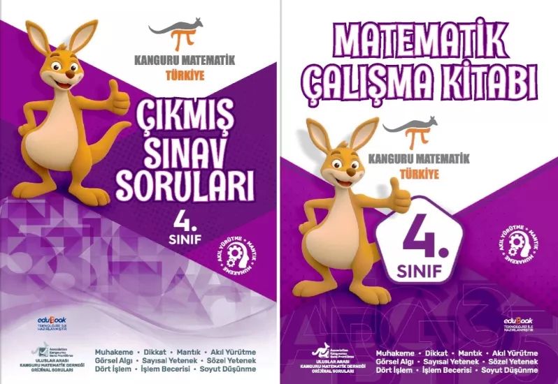 Kanguru Matematik 4.Sınıf 10 Yıllık Arşiv Sorular ve Çalışma Kitabı