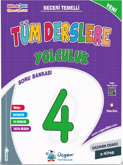 4. Sınıf Tüm Derslere Yolculuk Soru Bankası Üçgen Yayıncılık