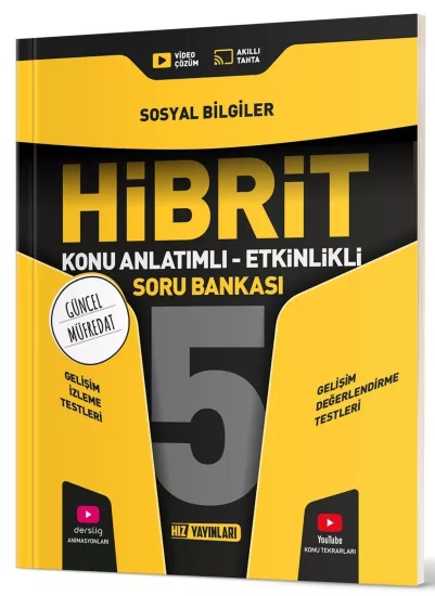 5. Sınıf Hibrit Sosyal Bilgiler Soru Bankası Hız Yayınları