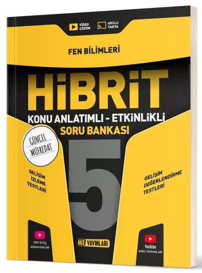 5. Sınıf Hibrit Fen Bilimleri Soru Bankası Hız Yayınları