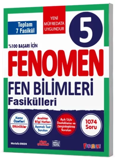 5. Sınıf Fen Bilimleri Fasikülleri Fenomen Okul Yayınları