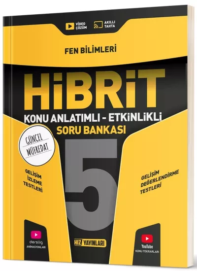 5. Sınıf Hibrit Fen Bilimleri Soru Bankası Hız Yayınları