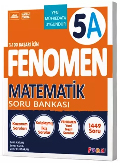 5. Sınıf Matematik A Soru Bankası Fenomen Okul Yayınları