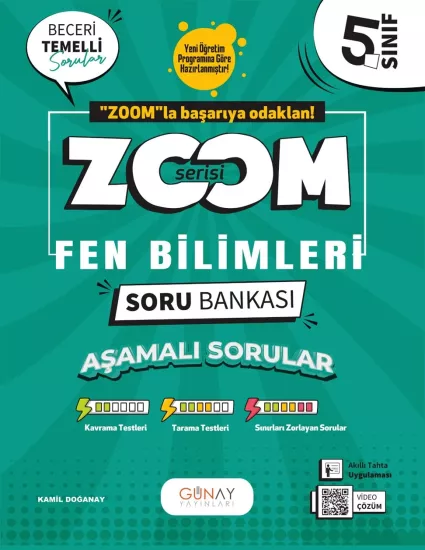 5. Sınıf Zoom Serisi Fen Bilimleri Soru Bankası Günay Yayınları