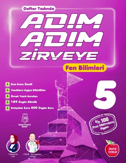 5. Sınıf Adım Adım Zirveye Fen Bilimleri Soru Bankası Newton Yayınları