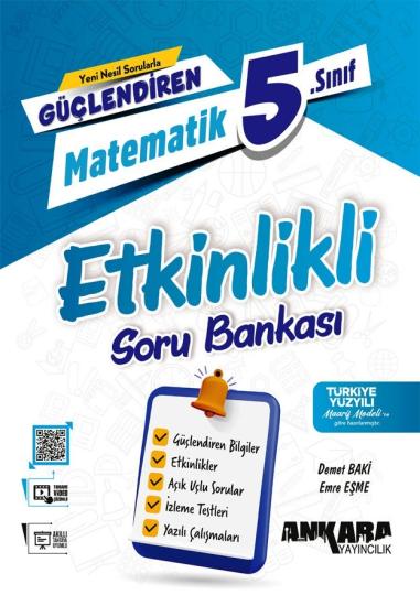 5. Sınıf Güçlendiren Matematik Etkinlikli Soru Bankası Ankara Yayıncılık