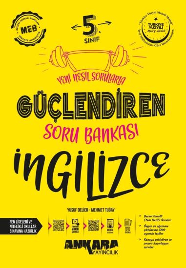 5. Sınıf İngilizce Güçlendiren Soru Bankası Ankara Yayıncılık