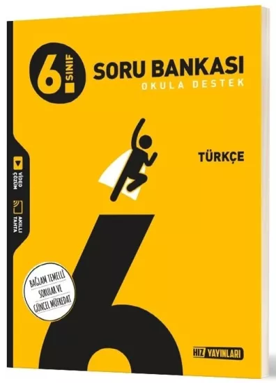 6. Sınıf Türkçe Soru Bankası Hız Yayınları