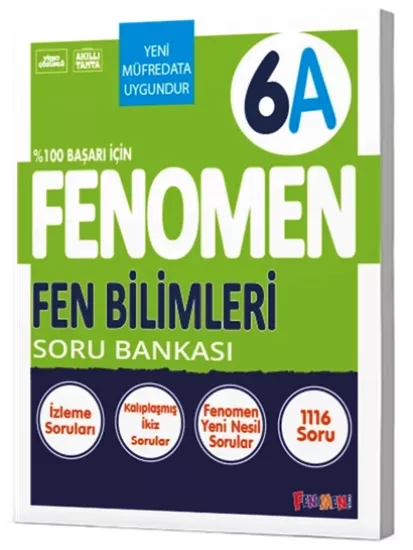 6. Sınıf Fen Bilimleri A Soru Bankası Fenomen Okul Yayınları