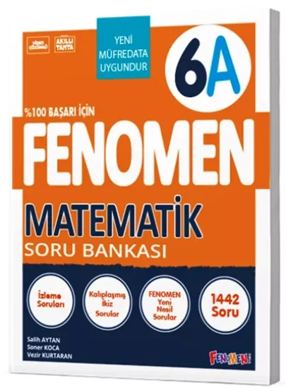6. Sınıf Matematik A Soru Bankası Fenomen Okul Yayınları