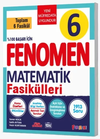 6. Sınıf Matematik Fasikülleri Fenomen Okul Yayınları