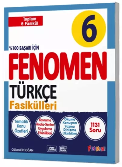 6. Sınıf Türkçe Fasikülleri Fenomen Okul Yayınları