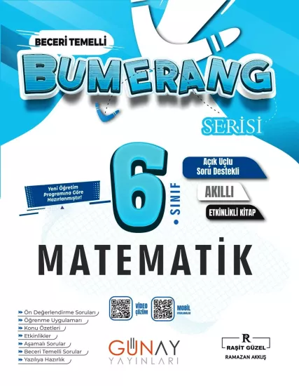 6. Sınıf Bumerang Matematik Etkinlikli Soru Bankası Günay Yayınları