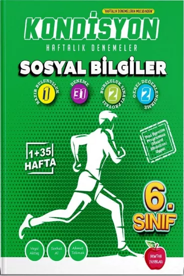 6. Sınıf Sosyal Bilgiler Kondisyon Haftalık Kazanım Denemeleri Newton Yayınları 