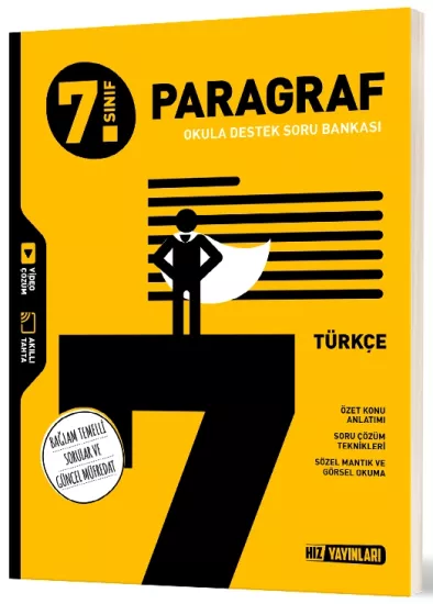 7. Sınıf Türkçe Paragraf Soru Bankası Hız Yayınları