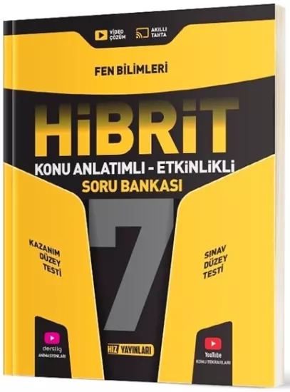 7. Sınıf Hibrit Fen Bilimleri Soru Bankası Hız Yayınları