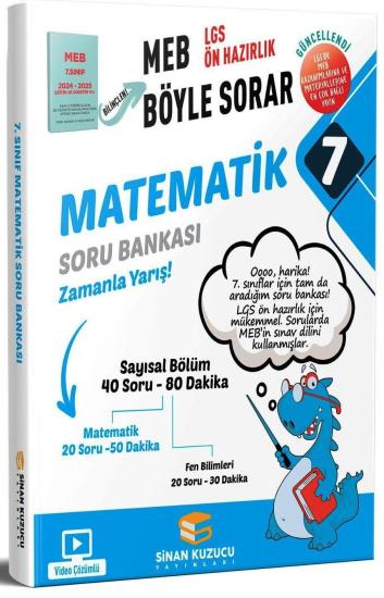 7. Sınıf Matematik Soru Bankası Sinan Kuzucu Yayınları
