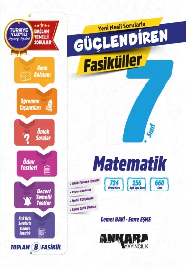 7. Sınıf Güçlendiren Matematik Fasiküller Ankara Yayıncılık
