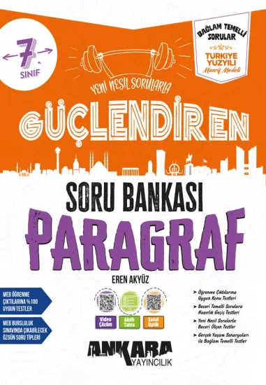 7. Sınıf Paragraf Güçlendiren Soru Bankası Ankara Yayıncılık
