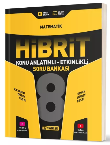 8. Sınıf Hibrit Matematik Soru Bankası Hız Yayınları