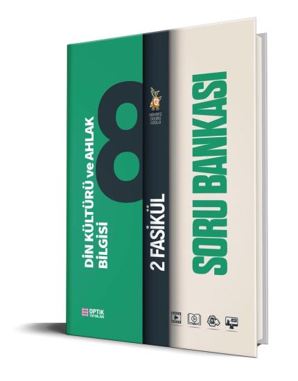 8. Sınıf Din Kültürü ve Ahlak Bilgisi Soru Bankası Fasikülleri Optik Yayınları