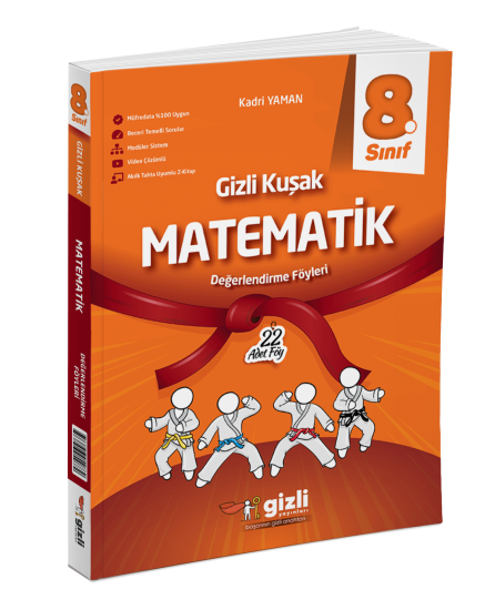 8. Sınıf Matematik Gizli Kuşak Değerlendirme Föyleri Gizli Yayınları
