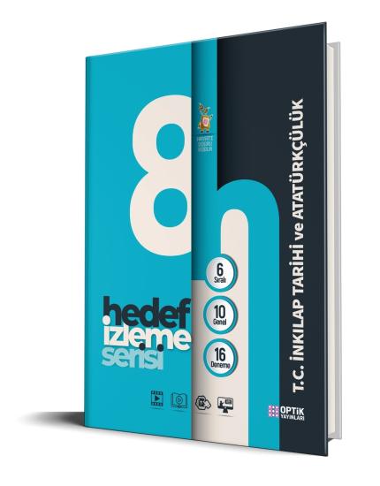 8. Sınıf Hedef İzleme T.C. İnkılap Tarihi ve Atatürkçülük 16 lı Branş Deneme Optik Yayınları