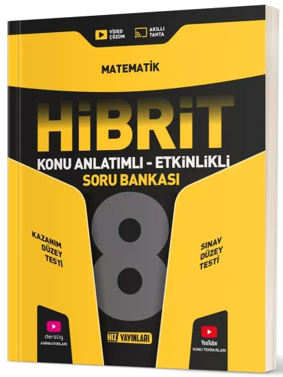 8. Sınıf Hibrit Matematik Soru Bankası Hız Yayınları
