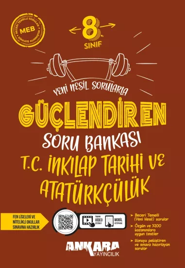 8. Sınıf T.C. İnkılap Tarihi ve Atatürkçülük Güçlendiren Soru Bankası