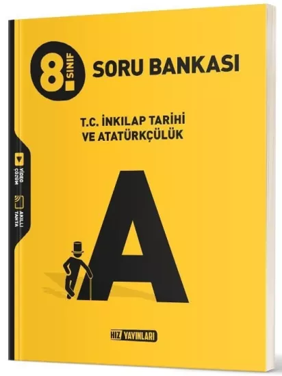 8. Sınıf T.C. İnkılap Tarihi ve Atatürkçülük Soru Bankası Hız Yayınları