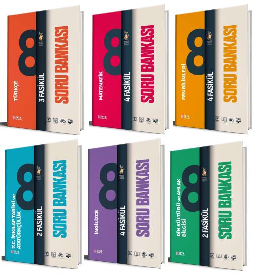 8. Sınıf Fasikül Soru Bankaları Seti Optik Yayınları