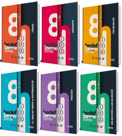 8. Sınıf Hedef İzleme Branş Denemeleri Set Optik Yayınları