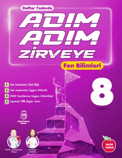 8. Sınıf Adım Adım Zirveye Fen Bilimleri Soru Bankası Newton Yayınları